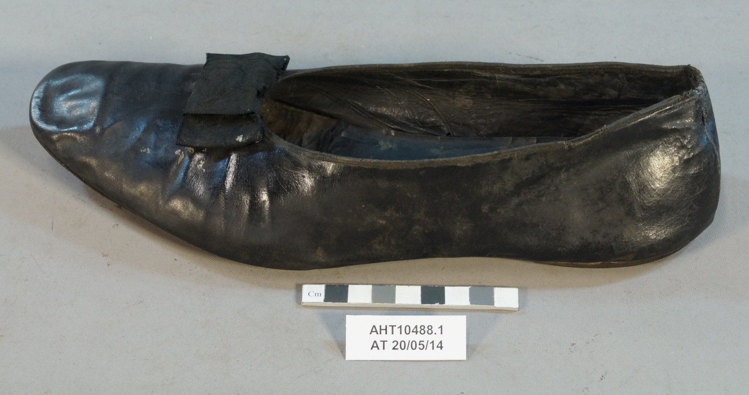 A dress shoe, found at Scott's Cape Evans hut.