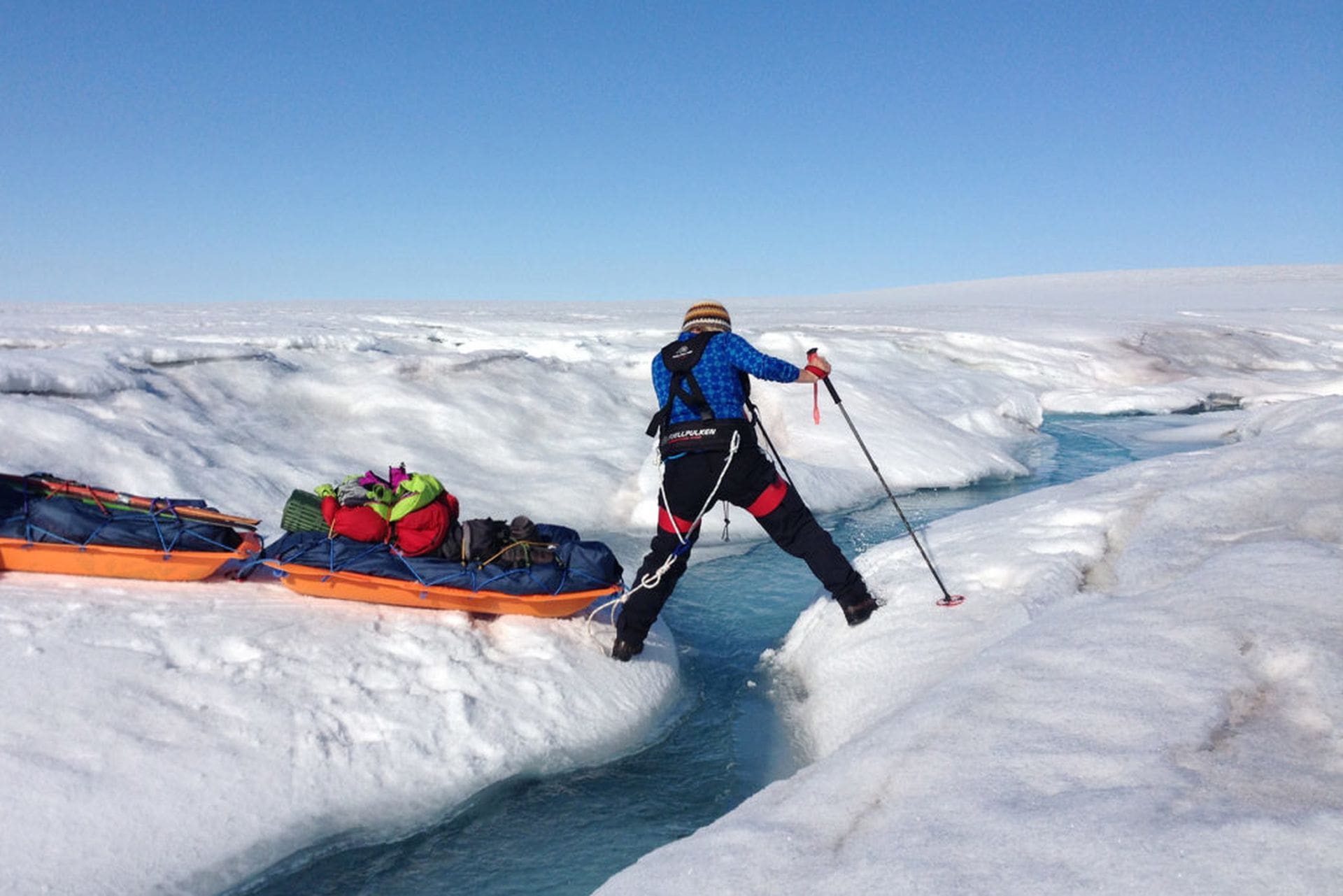 River crossing – Ousland Polar Exploration