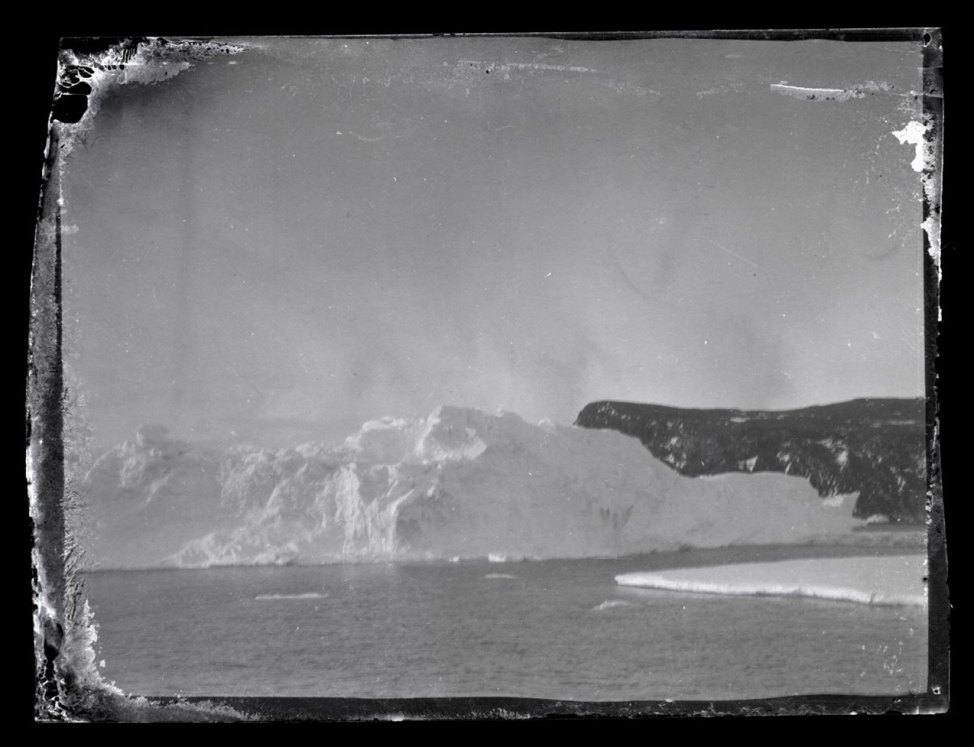 Iceberg and land, Ross Island. 