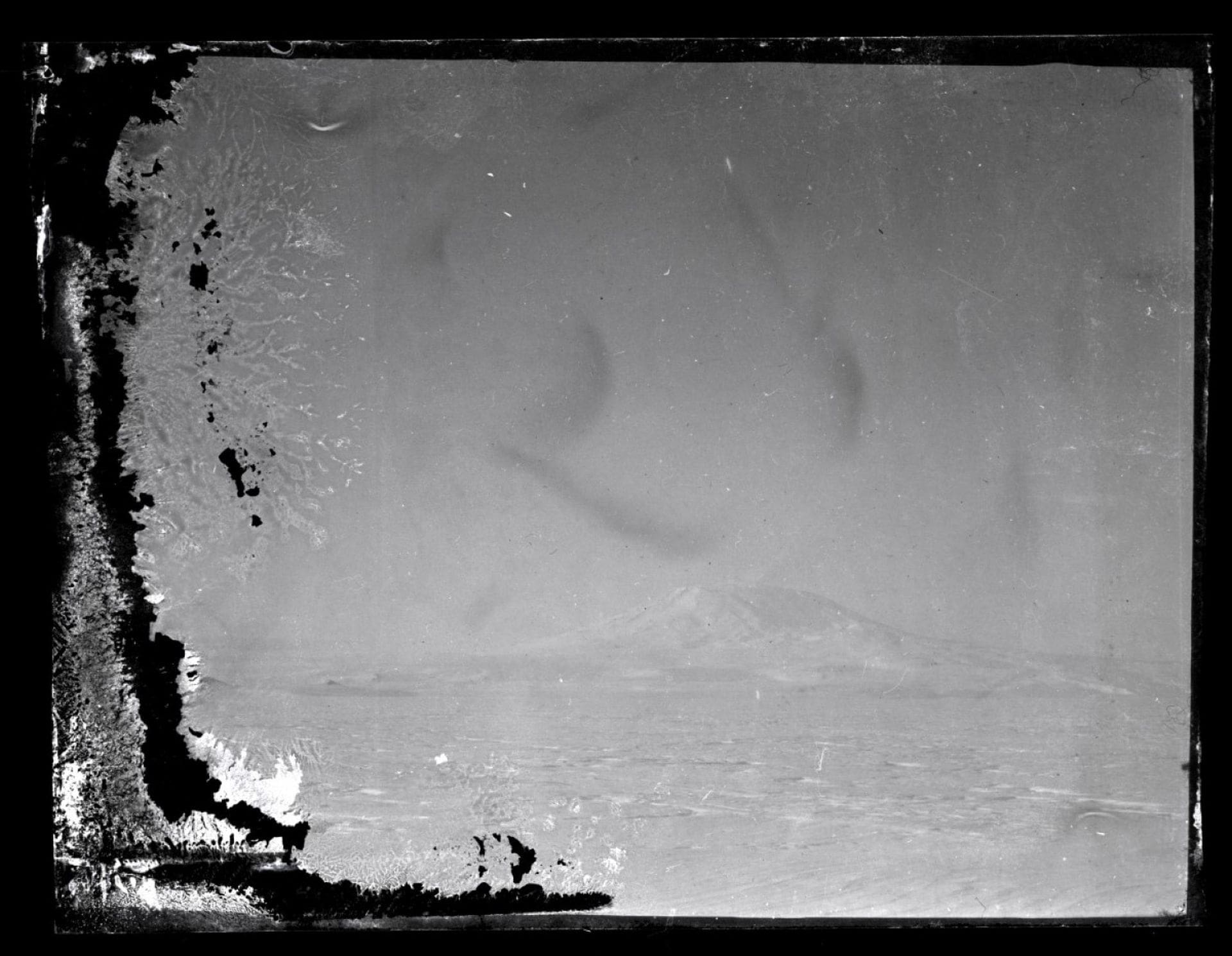 Mount Erebus, Ross Island, from the west.