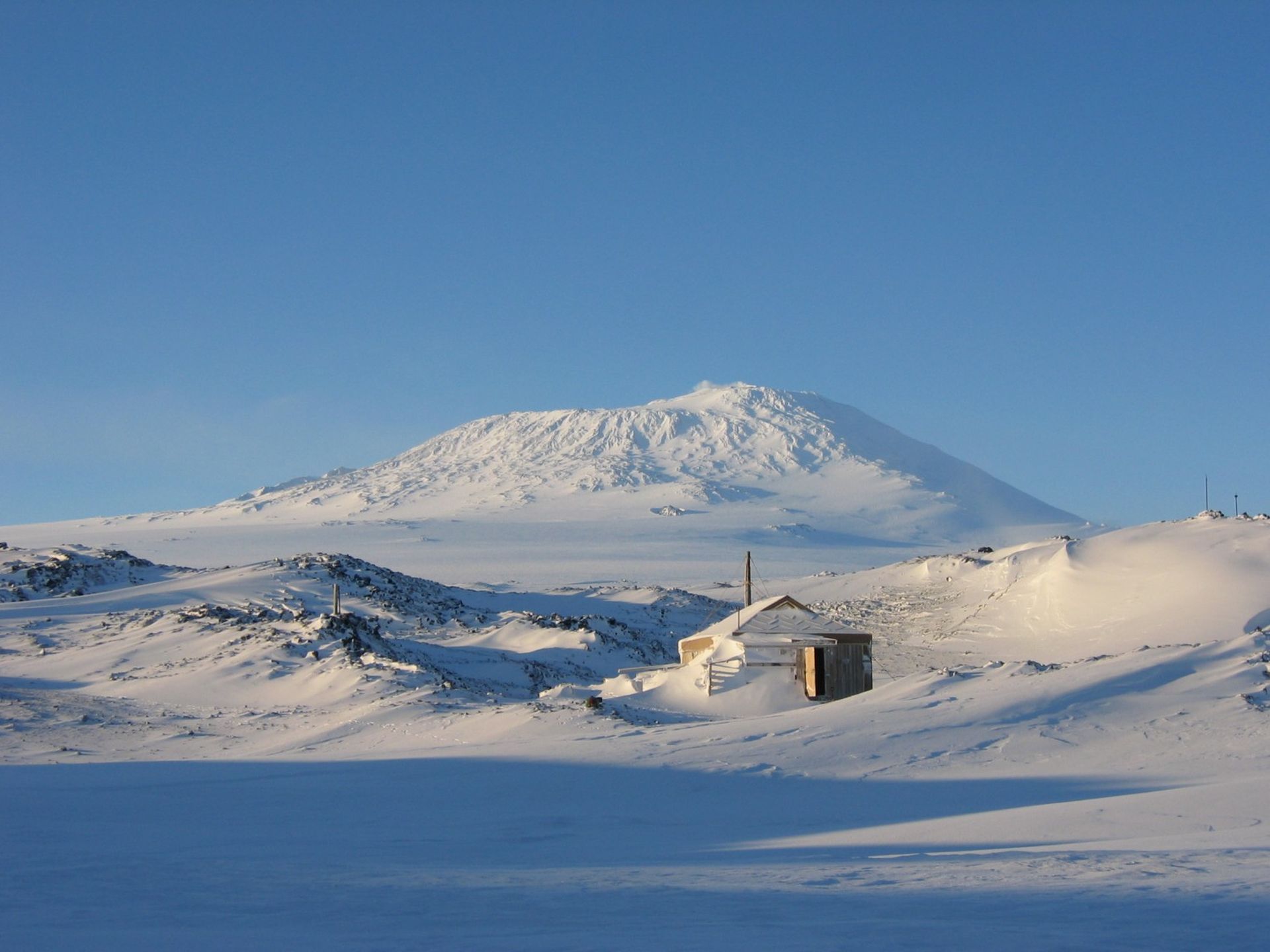 Shackleton's hut at Cape Royds, Ross Island, Antarctica.