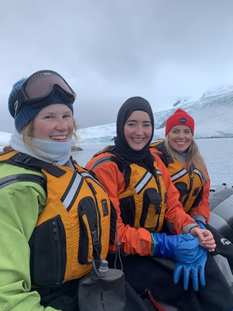 Ihlara, Sadra and Laurette exploring