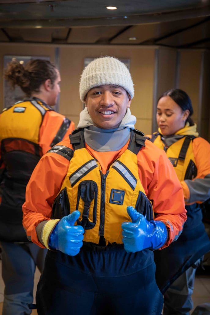 A'aifou in his kayaking gear