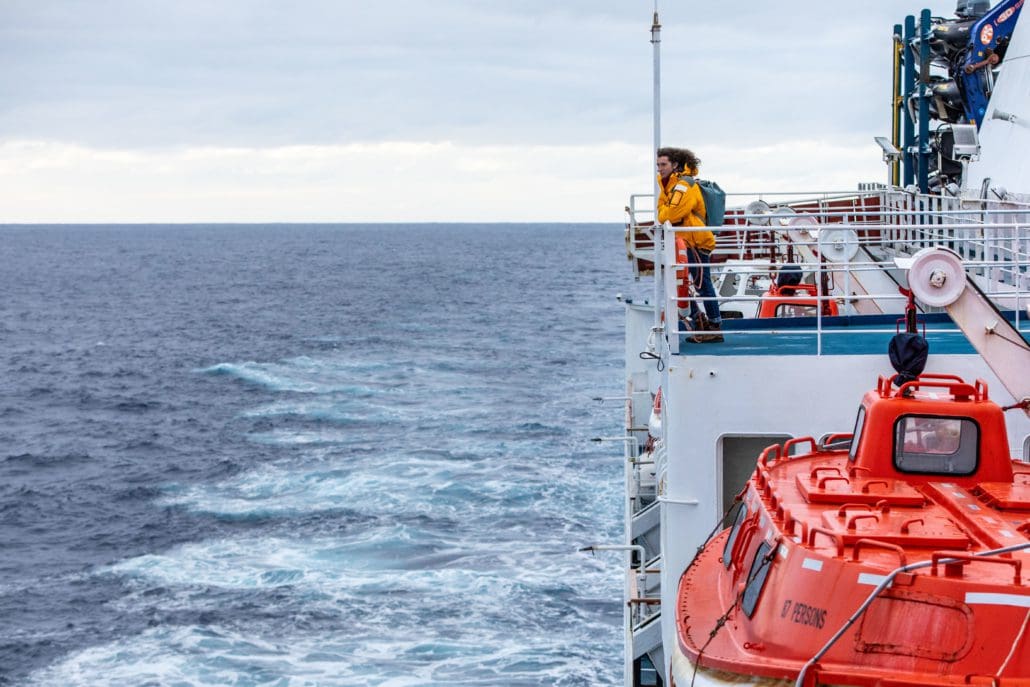 Anzac aboard the Ocean Endeavour