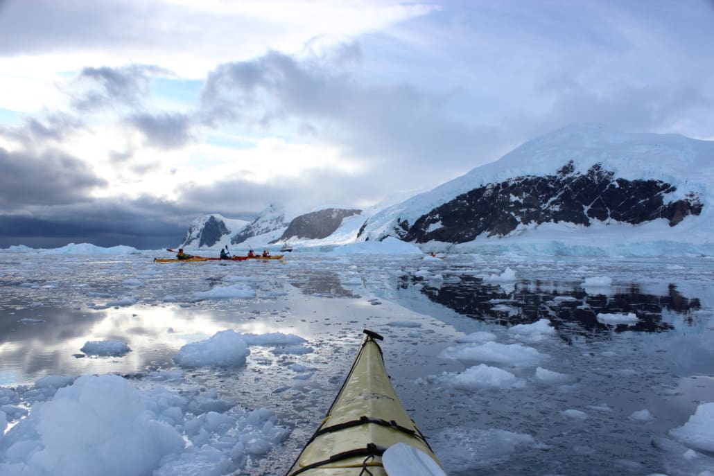 View from the kayak