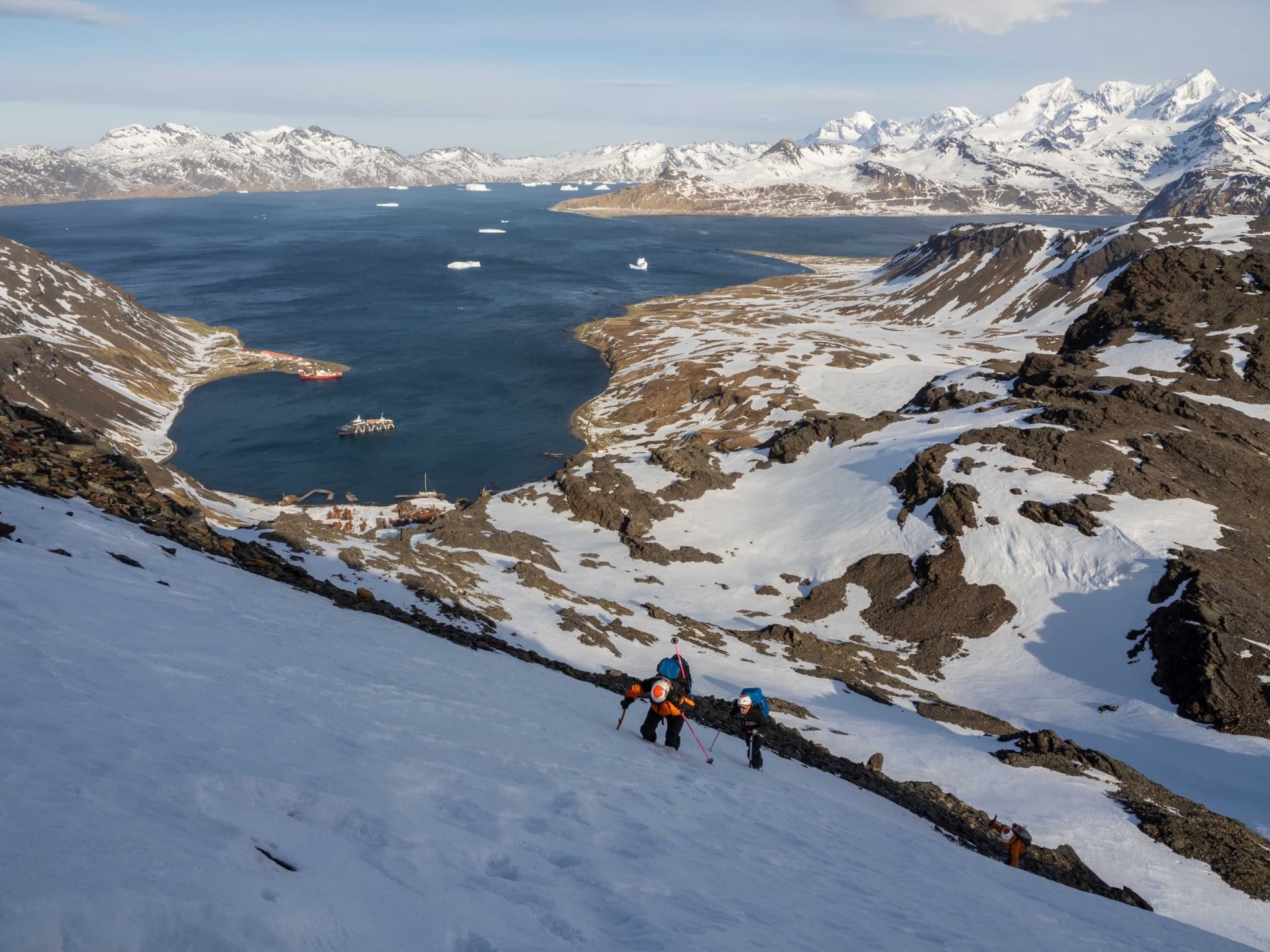 Antarctic Heritage Trust climbing team on Mount Hodges Inspiring Explorers