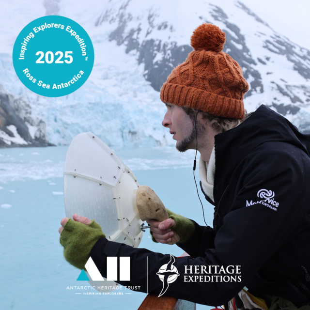 🎙️ Calling all radio/podcast producers, sound engineers, and presenters!

Are you ready to use your skills to inspire and educate others? Join the Inspiring Explorers Expedition™ 2025 and be part of an incredible journey to Ross Island, Antarctica! This expedition isn’t just about exploration; it’s about sharing your experiences with the world.

We’re looking for talented young people (18-35) from New Zealand to join our tenth expedition and help us produce a compelling podcast series about your experience, that also tells the story of the Trust’s work to conserve the historic huts belonging to Antarctica’s early explorers.

You will have specialist skills in:
🎙️Interviewing
🎙️Voicework or presenting
🎙️Radio or podcast production
🎙️Sound engineering/audio recording.

What you'll do:
🎙️ Plan the project in collaboration with the Trust.
🎙️Capture content to share the stories and experiences of the team.
🎙️Inspire and engage the community with your creative work. 

Why Apply:
Unique opportunity to document and share an Antarctic expedition.
Develop your skills in a challenging and inspiring environment.
Be part of a team that values creativity, innovation, and education.

For inspiration, listen to the Trust’s podcast Frozen in Time: Scott’s Antarctic Legacy. See link in bio

🚀 Applications close Monday 7 October 2024. Find out more and apply now at inspiringexplorers.co.nz.

📸 Inspiring Explorers™ record audio in South Georgia; Perry Hyde records glaciers calving; Lawrence Rothwell presents and Cole Yeoman films. © AHT/Anna Clare. Trust Executive Director Francesca Eathorne records an interview with Al Fastier inside Scott’s hut at Cape Evans. © AHT/Nicola Stewart

Thank you to Inspiring Explorers Expedition™ Partner @heritageexpeditions for their generous support.

#InspiringExplorers #InspiringExplorers2025 #AntarcticHeritage #RossIslandExpedition #AdventureAwaits #applynow #PodcastProduction #SoundEngineering #CreativeOutreach