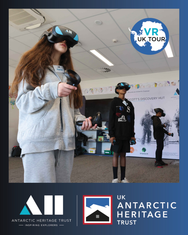 📢 Final chances to experience Scott’s ‘Discovery’ hut VR in Scotland!

We are coming to the end of our tour of England and Scotland with the VR, but there are still bookings available at Discovery Point Museum in Dundee, the home of RRS ‘Discovery’ the first British commissioned scientific research ship – the very same vessel which sailed to Antarctic for Scott’s British National Antarctic Expedition 1901-04.

Thank you to @discoverydundee for hosting us – we are having a great time sharing the VR with your visitors!

Bookings for the VR are free with your museum entry ticket - book now on the link in our bio for your spot - until Sunday 11 May.

NZAHT is proud to partner with @ukantarcticheritagetrust on this tour of the UK, showcasing cutting-edge virtual reality experiences and bringing Antarctica’s remarkable historic sites to life using state-of-the-art immersive technology. 

Thanks to Inspiring Explorers™ Fund donors, a grant from @manatutaonga Regeneration Fund, developer @staples_vr and logistics partner @antarctica.nz for making this experience possible. 

#inspire #explore #discover #conserve #ScottsDiscoveryHut #VR