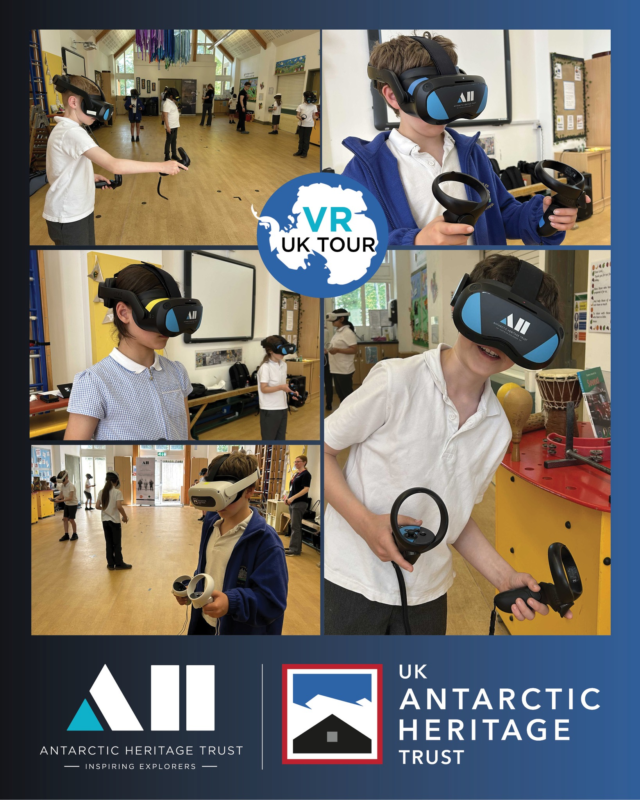 Our Inspiring Explorers Education™ team have introduced students at Selbourne Church of England Primary School in Hampshire to Antarctic history in a new and exciting way!

Alongside our VR tour partner @ukantarcticheritagetrust, the year five and six students took part in two immersive experiences, a virtual visit to Scott’s ‘Discovery’ Hut on Ross Island, and ‘A Frozen Night’ visiting Stonington Island on the Antarctic Peninsula.

📸 Students take part in VR at Selbourne CofE Primary School. © AHT/Anna Clare

#inspire #explore #discover #conserve #ScottsDiscoveryHut #VR